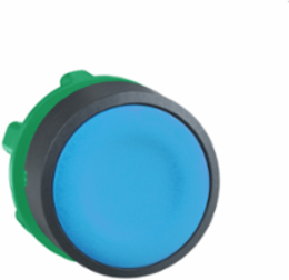 Harmony XB5 22mm Blue Flush Push Button Head, Spring Return, IP66/IP67