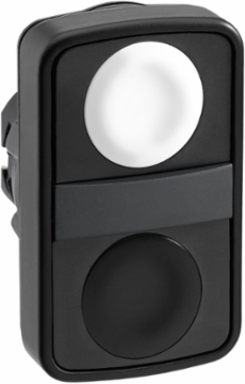 Harmony XB5 Push Button Head, 22mm, 2 Flush Buttons, IP66/IP69K