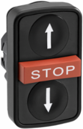Harmony XB5 Triple Head Push Button Ø22 mm, IP66/IP69K, 3 Functions