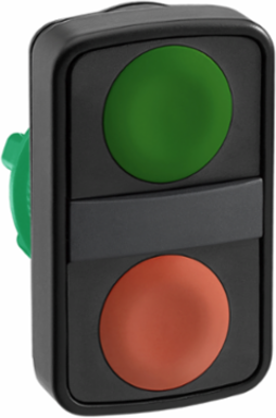 Harmony XB5 Double-Headed Push Button Head, 22mm, IP66, Spring Return