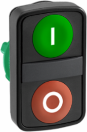 Harmony XB5 Double Head Push Button 22mm, IP66, Green I & Red O