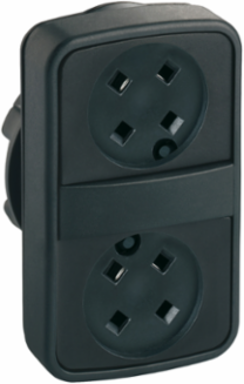 Harmony XB5 Double-Headed Push Button Head, 22mm, IP66 Protection
