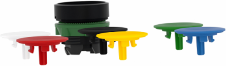 Harmony XB5 Push Button Head, 22mm, Spring Return, IP66 Rated, 6 Color Caps