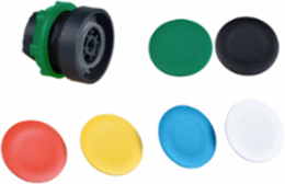 Harmony XB5 Push Button Head, 22mm, Spring Return, IP66 Rated, 6 Color Caps