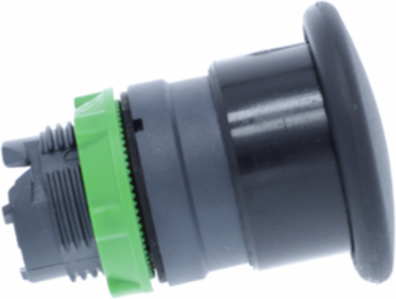 Harmony XB5 Black Mushroom Pushbutton Head 40mm, Spring Return, IP66/IP69K