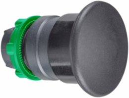 Harmony XB5 Black Mushroom Pushbutton Head 40mm, Spring Return, IP66/IP69K