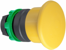 Harmony XB5 Yellow Mushroom Pushbutton Head, 40mm, Spring Return, IP66