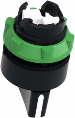 Harmony XB5 Selector Switch Head, Plastic, Black, 22mm, 3 Positions, IP69K