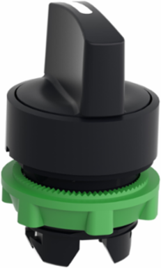 Harmony XB5 Selector Switch Head, Plastic, Black, 22mm, 3 Positions, IP69K