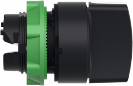 Harmony XB5 Selector Switch Head, Plastic, Black, 22mm, 3 Positions, IP69K