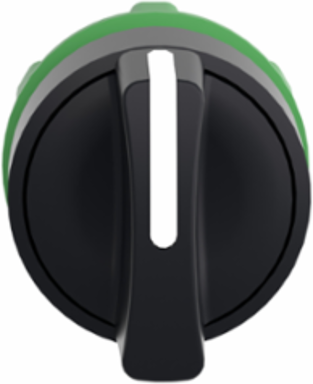 Harmony XB5 Selector Switch Head, Plastic, Black, 22mm, 3 Positions, IP69K