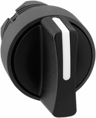 Harmony XB5 Selector Switch Head, Plastic, Black, 22mm, 3 Positions, IP69K
