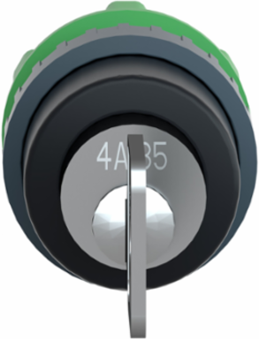 Harmony XB5 Key Switch Selector Head, 22mm, Key Dom 4A185, IP66