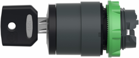 Harmony XB5 Key Switch Head, 22mm, 3 Positions, IP66, Black