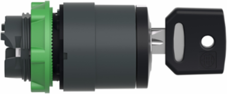 Harmony XB5 Key Switch Head, 22mm, 3 Positions, IP66, Black