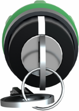Harmony XB5 Key Selector Switch Head, 22mm, 3 Positions, IP66