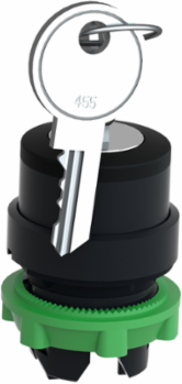 Harmony XB5 Key Selector Switch Head, 22mm, 3 Positions, IP66