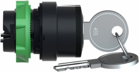 Harmony XB5 Key Selector Switch Head, 22mm, 3 Positions, IP66