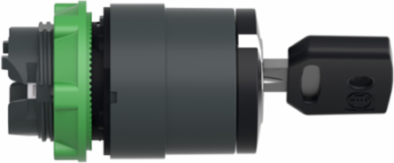 Harmony XB5 Key Selector Switch Head, 22mm, Key 455, IP66, Plastic