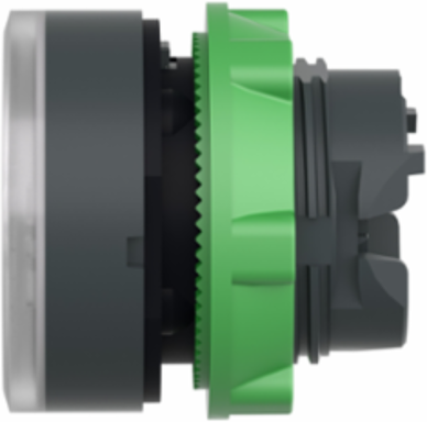 Harmony XB5 Illuminated Push Button Head, 22mm, IP66, Dark Grey Plastic
