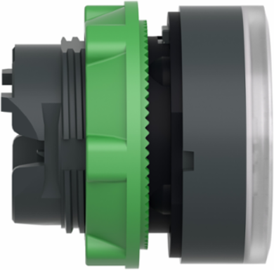 Harmony XB5 Illuminated Push Button Head, 22mm, IP66, Dark Grey Plastic