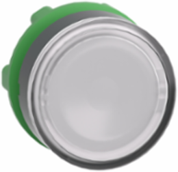 Harmony XB5 Illuminated Push Button Head, 22mm, IP66, Dark Grey Plastic
