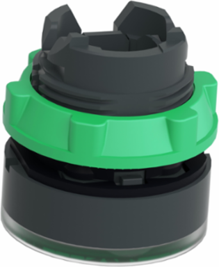 Harmony XB5 22mm Green Illuminated Push Button Head, IP66, 5 Million Cycles