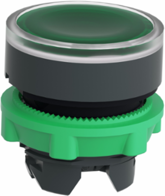 Harmony XB5 22mm Green Illuminated Push Button Head, IP66, 5 Million Cycles