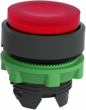 Harmony XB5 22mm Red Projecting Push Button Head, IP66, Shock Resistant