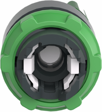 Harmony XB5 Illuminated Selector Switch Head, 22mm, Green Handle, IP69K