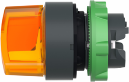 Harmony XB5 Illuminated Selector Switch Head, 22mm, Orange Handle, IP69K