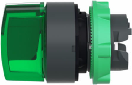 Harmony XB5 Illuminated Selector Switch Head, 22mm, IP69K, 3 Positions