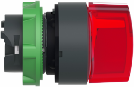 Harmony XB5 Selector Switch Head, 22mm, Red Handle, 3 Positions, IP69K