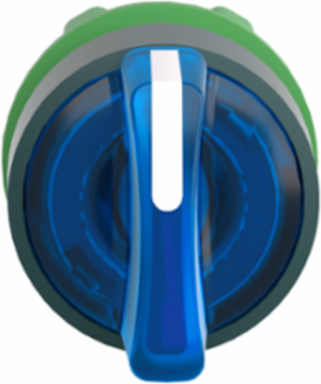 Blue Illuminated Selector Switch Head, 22mm, 3 Positions, IP69K