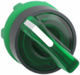 Harmony XB5 Green Illuminated Selector Switch Head 22mm, IP69K, 2 Positions
