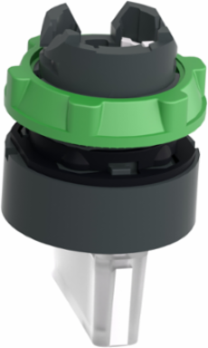 Harmony XB5 22mm Illuminated Selector Switch Head, 3 Positions, Dark Grey Plastic