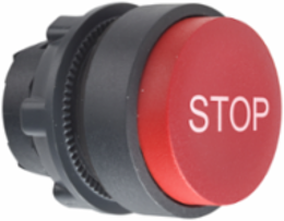 Projecting Push Button Head 40mm Red Plastic, IP66, Spring Return