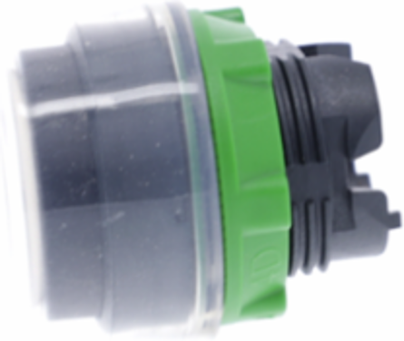 Harmony XB5 22mm Push Button Head - Black, Plastic, Spring Return, IP66