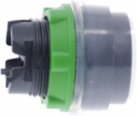 Harmony XB5 22mm Push Button Head - Black, Plastic, Spring Return, IP66