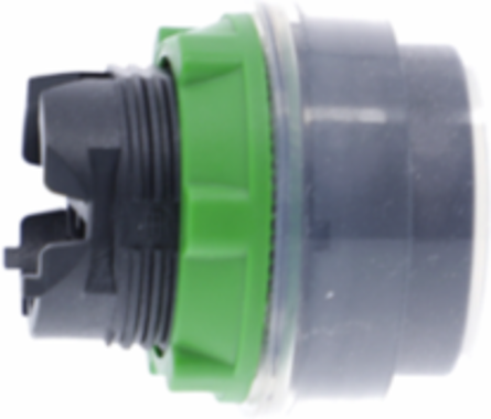 Harmony XB5 22mm Push Button Head - Black, Plastic, Spring Return, IP66