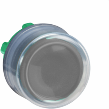 Harmony XB5 22mm Push Button Head - Black, Plastic, Spring Return, IP66