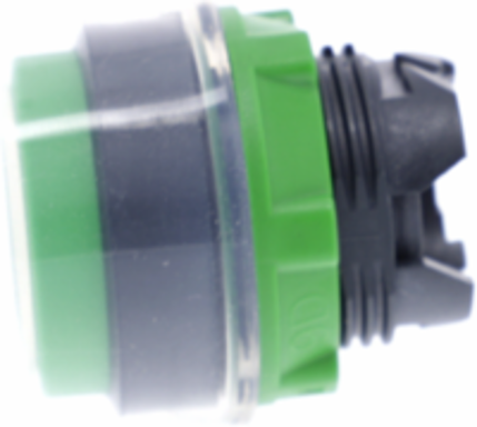 Harmony XB5 Green Projecting Push Button Head, 22mm, IP66/IP67/IP69K, Spring Return