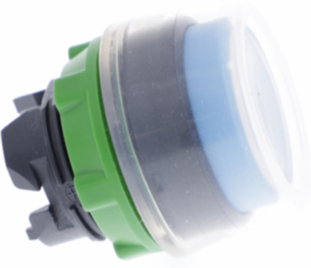 Harmony XB5 22mm Blue Non-Illuminated Push Button Head, Spring Return, IP66/IP67/IP69K
