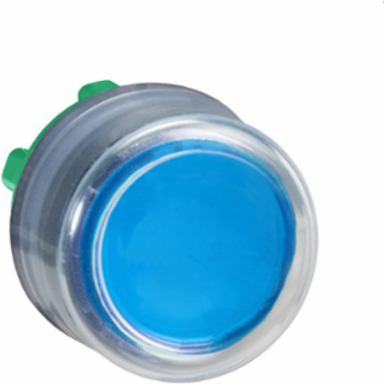 Harmony XB5 22mm Blue Non-Illuminated Push Button Head, Spring Return, IP66/IP67/IP69K