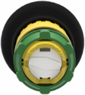 Harmony XB5 Black 40mm Mushroom Pushbutton, IP66, Latching Key Release