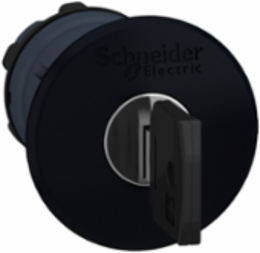 Harmony XB5 Black 40mm Mushroom Pushbutton, IP66, Latching Key Release