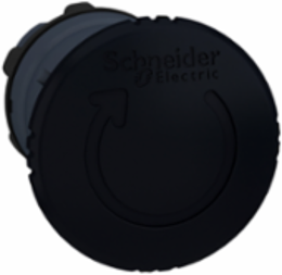 Mushroom Push Button Head 40mm, Black, IP66, Latching