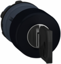 Harmony XB5 30mm Black Mushroom Push Button Head, Latching, IP66