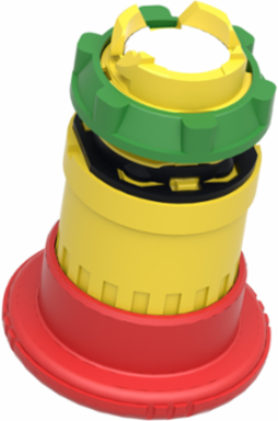 Harmony XB5 Emergency Stop Button Head 40mm, IP66/IP67/IP69, Red