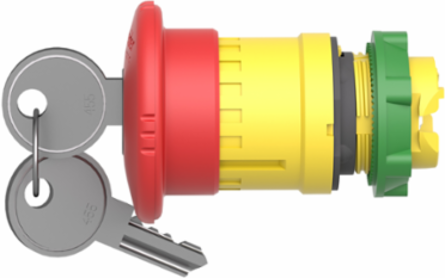 Harmony XB5 Emergency Stop Head, 40mm Red Mushroom, IP66/IP67/IP69K